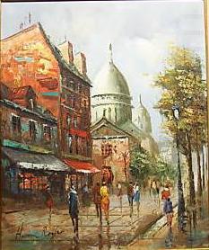 unknow artist Henri Royer Vue sur Montmartre china oil painting image